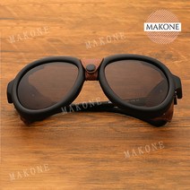 Makone 상표등록 바이크 방풍 선그라스 바람막이 고글 오토바이 할리데이비슨 자전거 스노우보드 스키, 브라운