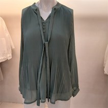 abfz SH02 abfz세로주름브라우스afzx5zb31