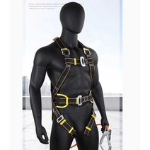 외벽 달비계 안장 시트 건설 현장 안전벨트 보드, 더블 후크 - 5m