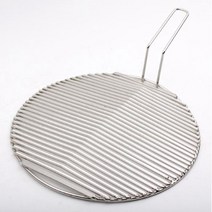 석쇠판 석쇠 구이판 바베큐 그릴판 고기판 원형 320mm 레져 용품