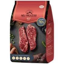 뉴프로세스 전연령 유기농70% 시그니처 소고기 강아지사료, 1개, 6kg, 뼈/관절강화
