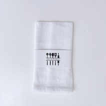 린넨 냅킨 9color 디너 테이블 플레이트 냅킨 4p, 1. 화이트, 4개