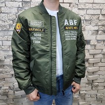 MA-1 진짜 항공점퍼 3온스 블루종 패딩 자켓 I4JK039Q