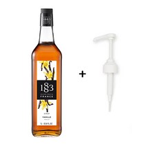 1883 바닐라 시럽 1000ml + 모닌시럽펌프10ml(로고X)