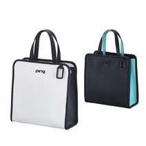 핑(23)W 스퀘어 토트백(여성), (화이트_블랙)