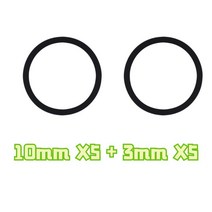 전기자전거모터 바팡모터 Bafang 미드 모터 와셔 5 방향 자전거 센터 액슬 TONGSHENG 10mm 3mm 너비 두께 알루미늄 합금, [02] D washer, 1개