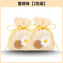 자동차 향낭 자동차 아로마 테라피 가방 자동차 옷장 향낭 가방 자동차 향수 솔리드 밤 포름 알데히드 및 냄새 제거, 기타, 향낭 복숭아맛 2팩