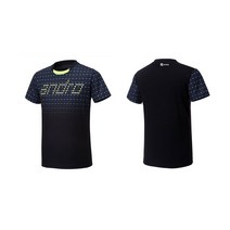 안드로 남녀공용 탁구복상의 탁구유니폼 반팔티셔츠 단체티