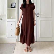 브이와이 VY 여자 반소매 나일론 SS 후레아 비치룩 원피스