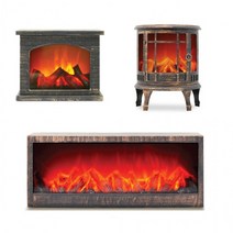 엔틱 LED 벽난로 무드등 실내 가정용 인테리어 불멍벽난로 무드등, SP-26(와이드형)