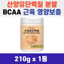 근육 영양 보충제 BCAA 에너데이 산양유 단백질 210g 분말 가루 먹기 편한