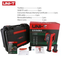 열화상카메라 적외선 디지털 휴대용 야간 투시경 UNI-T UTi260E 열 화상 카메라 25Hz 해상도 256x192 PCB 회로 산업 테스트 바닥 난방, [01] UT-Z003