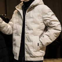 곽씨네슈퍼 겨울 남자 후드 숏 패딩