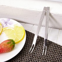 상일티 포크 크리스탈 2P 주방용품 디저트포크 과일포크 포크 커트러리, 상일티포크2P 크리스탈 (10p개씩