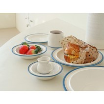 시라쿠스 코지 예쁜 디저트 샐러드 플레이팅 플레이트 그릇 접시, 07. 오발볼, 그린