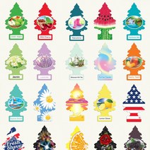 [20종모음]리틀트리 LITTLE TREE 차량용 방향제 걸이형 자동차 실내 냄새제거, 피치피치