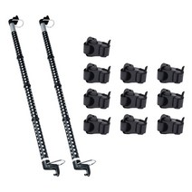 슈와츠코리아 낚시대거치대 차량용 낚시대 진열 로드행거, 로드행거2개+보급형 홀딩밴드 10개