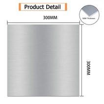 부품 1 조각 사각형 알루미늄 플레이트 100x15 0/100x10 0/150x15 0/50x20 0/120x24 0/200x20 0/250x25 0/100x20 0/60x12, [07] 2mm, [06] 200x200mm
