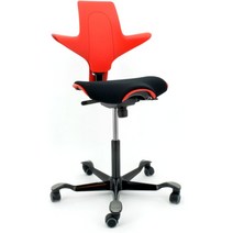 하그 카피스코 Puls 8020 회전 의자 레드블랙 패브릭 시트 인테리어 감각있는 디자이너