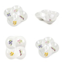 중 멜라민 4칸나눔접시 4절나눔접시 4구접시 반찬접시