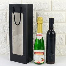길다란 전통주 음료 쇼핑백, 색상, 핑크