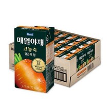 매일유업 매일야채 고농축 당근의 힘 2172502, 125ml × 24개