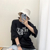 에이치스 베이직 가볍고 챙넓은 폴리 여름 버킷햇 벙거지모자