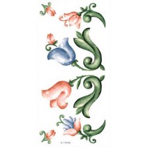 튤립 수납장스티커 인테리어스티커 리폼 서랍장 원룸 주방 환경꾸미기 어린이집 학원