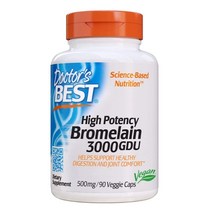 닥터스 베스트 고함량 브로멜라인 3000 GDU 500mg 90정