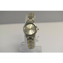 Citizen 여성용 Two Tone 은 다이얼 EL3034-58A $109.99 시계