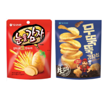오리온 무뚝뚝감자칩 60g x 6p + 눈을감자 56g x 6p, 26세트
