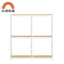 맞춤선반 대형선반 앵글 1800 x 400 x 1800 3단, A형 1200+600, 화이트