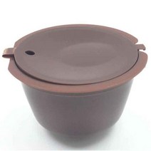 3 개갑 사용 150 회 돌체 구스토 커피 컵 캡슐 플라스틱 캡슐 리필 가능 재사용 가능 nescafe dolce gusto와 호환 가능, 1 브라운