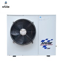 Copeland-R22 R410A 콜드 룸 공기 냉각 스크롤 냉매 압축기 콘덴싱 유닛 4HP 1 팬