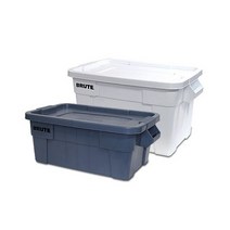 브루트 캠핑박스 토트박스 (53L 75.7L) / 러버메이드, 흰색, 53L