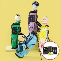 브랜드없음 카카오프렌즈 골프 럭키 9인치 스탠드백/골프공 제공, 럭키 스탠드백 리틀튜브:사은품FM