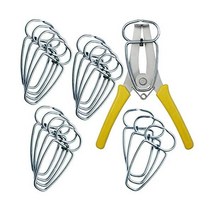 페이양 마이터 목공용 스프링 클램프 키트 그림 액자 목재 트림 몰딩, 16 Clamps / 1 Pliers