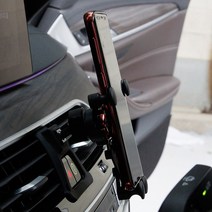 BMW 핸드폰 거치대 받침대 마운트 홀더 용품, X3 X4 (G01 G02) (블랙)