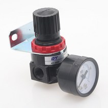 콤프레샤 AR2000 1/4 quot나사 BSP 공압 공기 압축기 압력 조절기 감소 밸브 4MM 6MM 8MM 10MM 12MM 커넥터 피팅, [01] AR2000-BT10mm