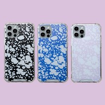 [바보사랑] 프로자인 잉크마블 그래픽 범퍼 케이스, 색상/기종:BLUE/iphone1212Pro, 상세 설명 참조