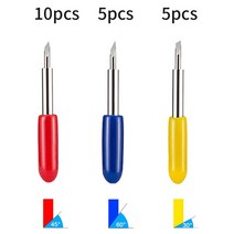 롤랜드 크리컷 플로터 블레이드 교체 전동 공구 밀링 커팅 플로터용 나이프 커터 30 도 45/60, [05] 20pcs