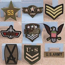 5+1 [밀리터리]까미샵 DIY 견장 리폼 마크 밀리터리 브로치 와펜 케릭터 코사지 패치 해골 이모티콘 3D와펜 단추 이모티콘, 1매, 밀리터리-020
