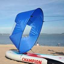 카누 접이식 카약 보트 윈드 돛 여름 서핑 윈드 패들 다운 윈드 패들 카약 돛 서핑 보드 보트 액세서리, 1-푸른