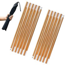 JEELAD Tent Pole Aluminium Rod Replacement Tent Pole Supporting Rod Awning Poles Kit for Outdoor Cam
