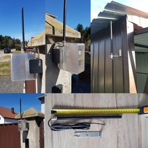 야외 433 MHz Antena 150m 장거리 게이트 차고 라디오 신호 부스터 무선 중계기 DOORHAN DEA BENINCA LIFTM, 한개옵션0
