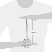서각 조각칼 너트런너 러너 목공용끌 Sds Plus Shank 3-In 와이드 전기 해머 치즐 앵글 헤비 듀티 벤트 타, 01 Other