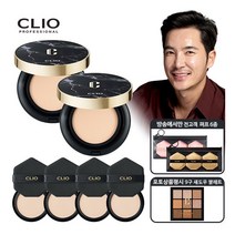 [클리오] [알짜패키지][CLIO] 더블 커버킬 마그넷 팩트 에어 블랙마블에디션 본품2+, 색상:23호, 상세 설명 참조