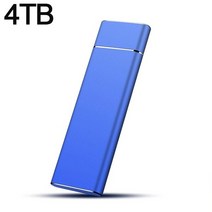 아이폰 외장 하드 메모리 8tb 4tb 2tb ssd 모바일 원본 m.2 USB메모리, 4TB 블루