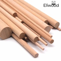 목봉 나무봉 우드봉(지름0.5cm~30cm) 나무막대, 50cm 1개, 2cm