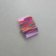맘아트 무지개 실 80cm 10줄 DIY 재료, 단품